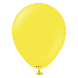 5 inch (100 Ct) Kalisan Standard Yellow Balloons