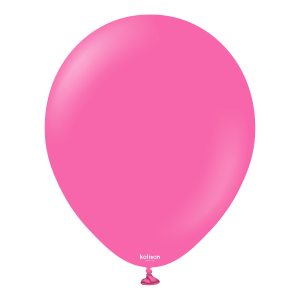 5 inch (100 Ct) Kalisan Standard Fuschia Balloons