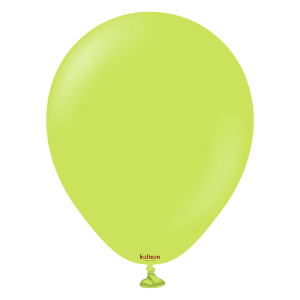 5 inch (100 Ct) Kalisan Standard Lime Green Balloons