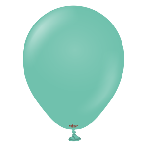 5 inch (100 Ct) Kalisan Standard Sea Green Balloons