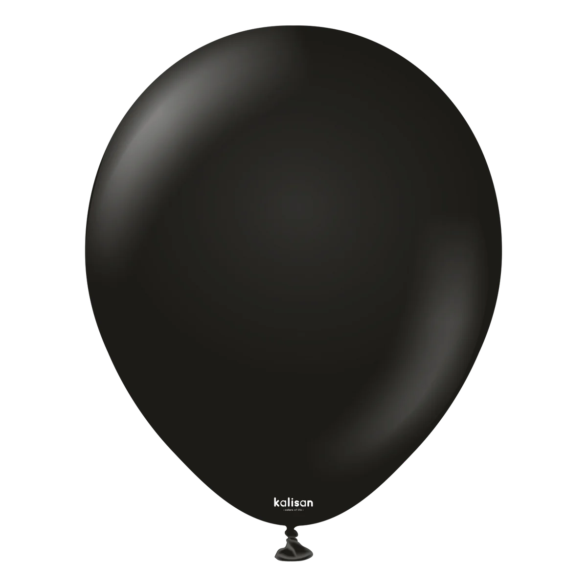 12" Kalisan Standard Black Balloon 100 Ct