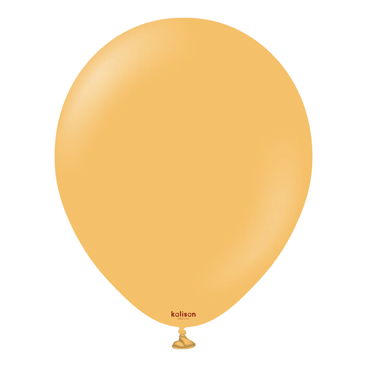 12" Kalisan Standard Peach Balloon 100 Ct