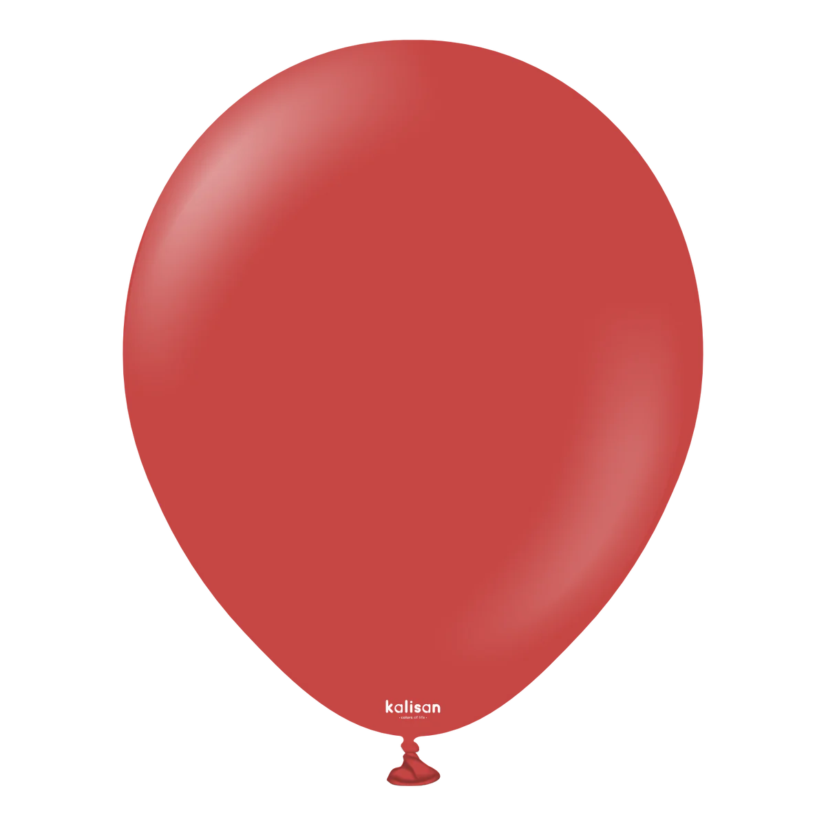 12" Kalisan Standard Deep Red Balloon 100 Ct