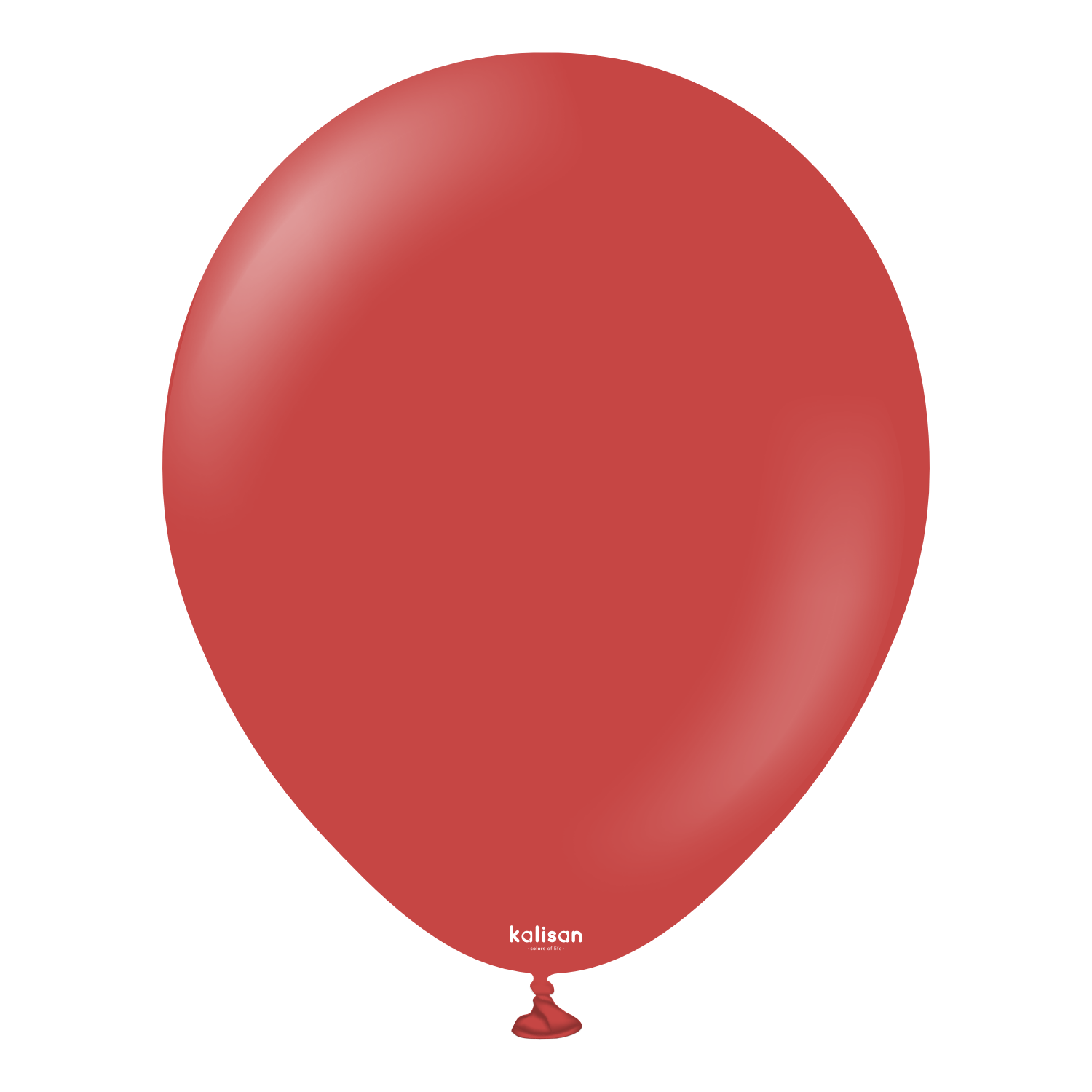 5 inch (100 Ct) Kalisan Standard Deep Red Balloons