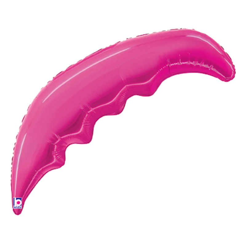 33" Betallic Fuchsia Palm Frond Foil Balloon