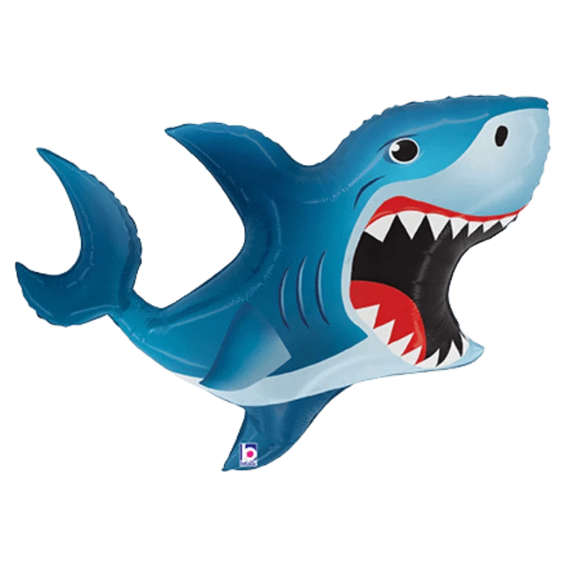 35" Betallic Shark Foil Balloon