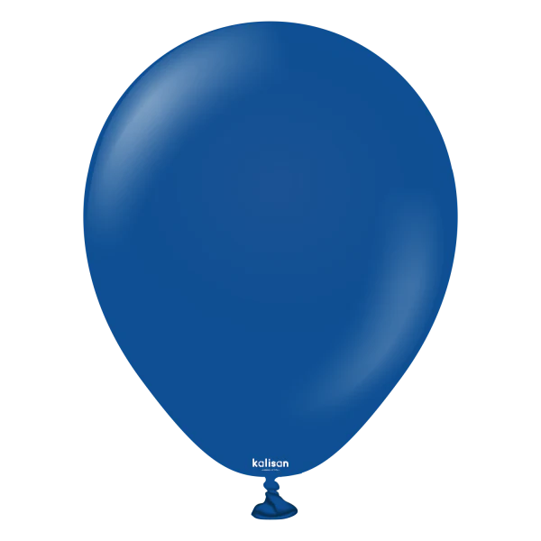 12" Kalisan Standard Dark Blue Balloon 100 Ct