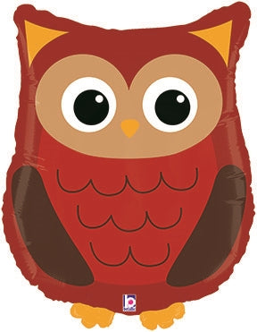 Woodland Owl Shapped Foil Balloon