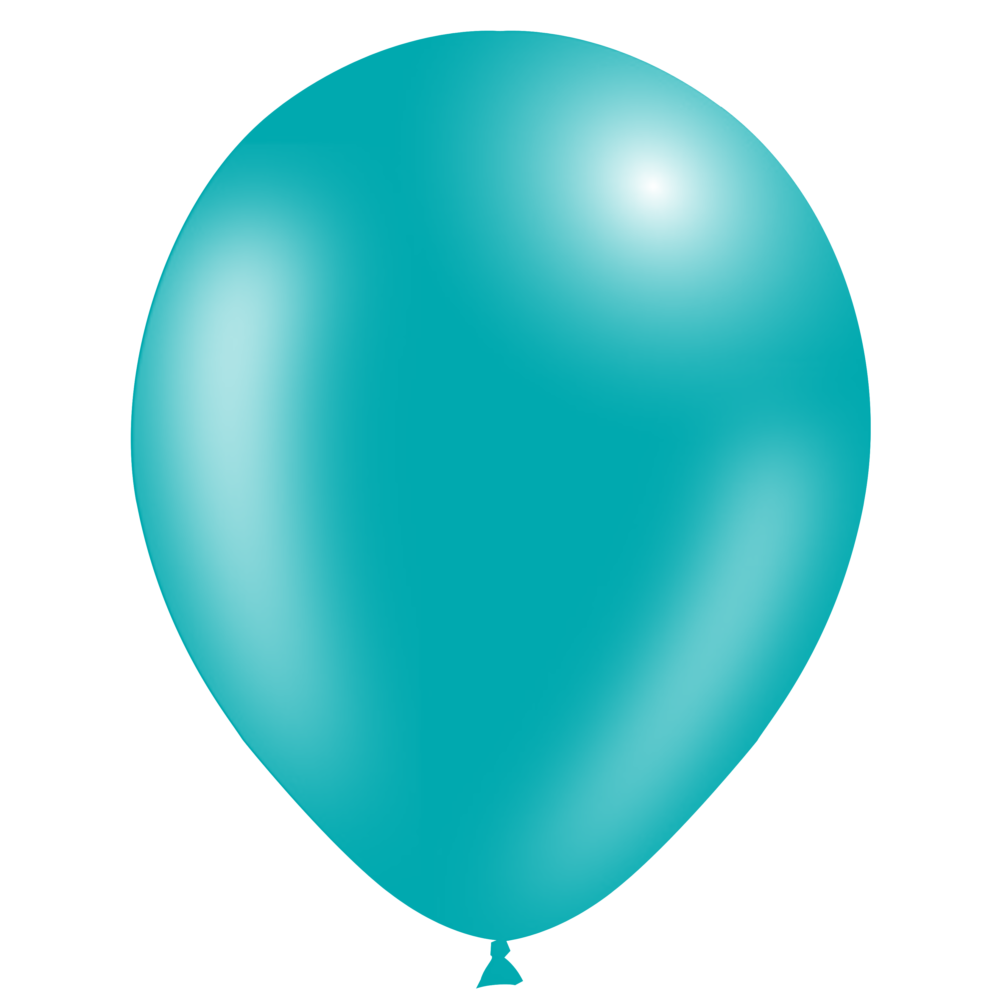 Balloonia 5" Standard Turquoise Latex Balloon 100 Ct