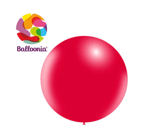 Balloonia 18" Standard Red Latex Balloon 25 Ct