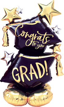 53" x 39" AirLoonz Congrats to You Grad Foil Balloon