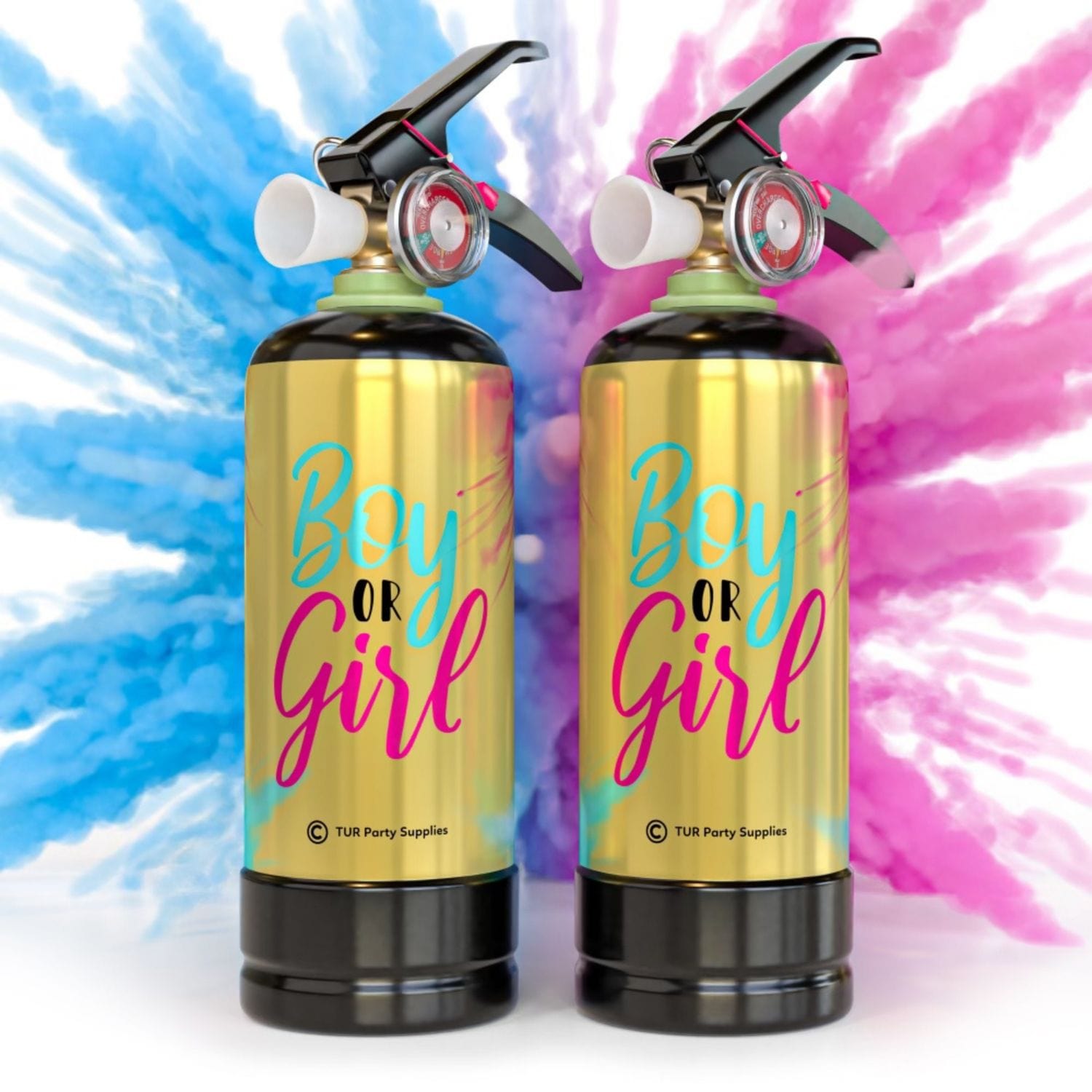 Large Gender Reveal Fire Extinguisher GIRL