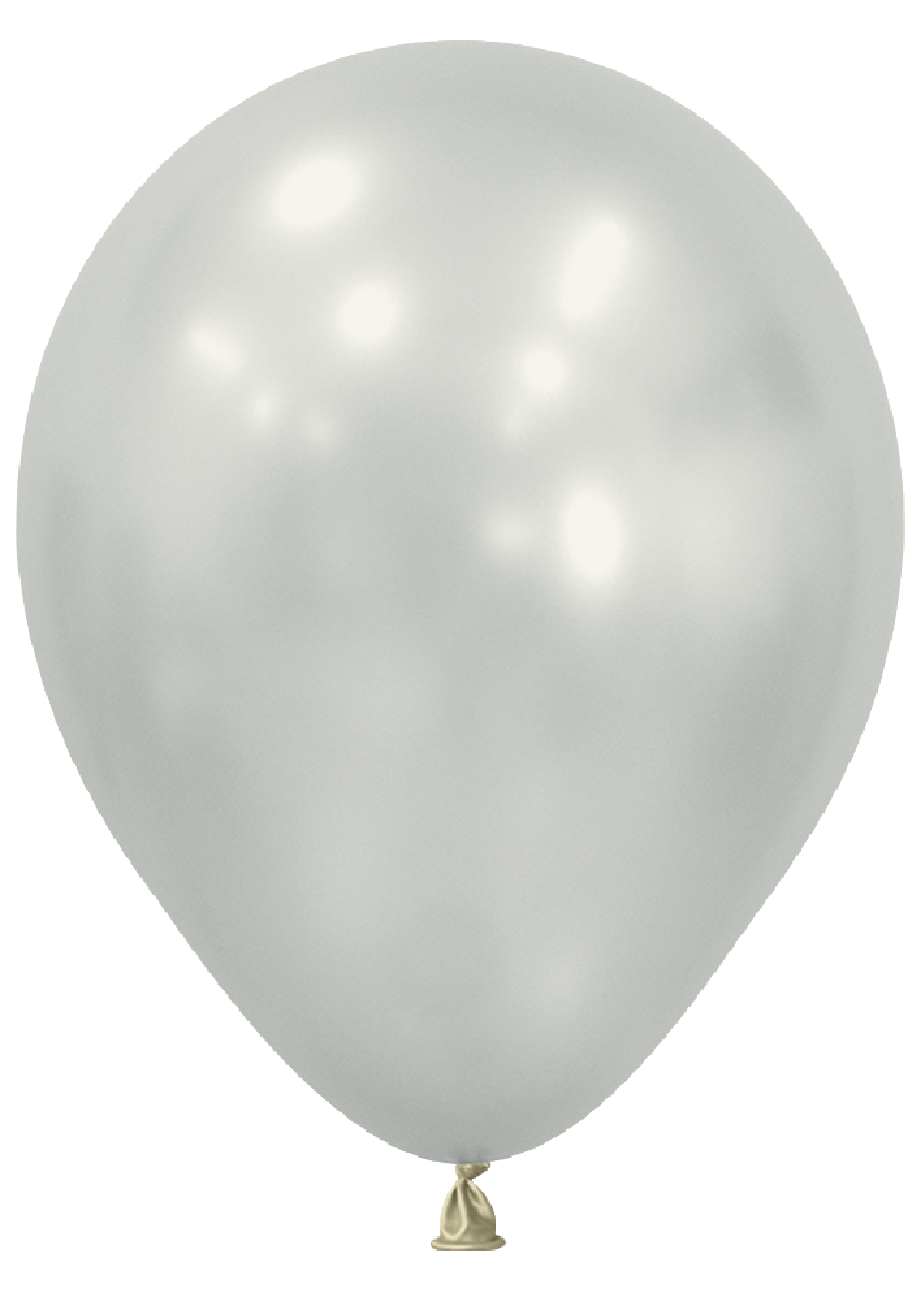 11" Silk Oyster White  Latex Balloons