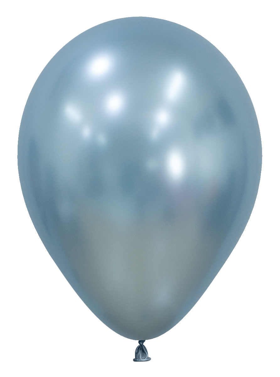 11" Sempertex Silk Arctic Blue Balloons 50 Ct