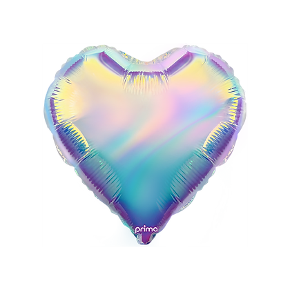 Iridescent 28" Heart Foil Balloon Helium or Air Fill