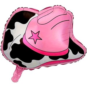 HOLSTEIN PINK COWGIRL HAT Balloon