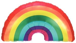 36" Rainbow Shape Foil Balloon