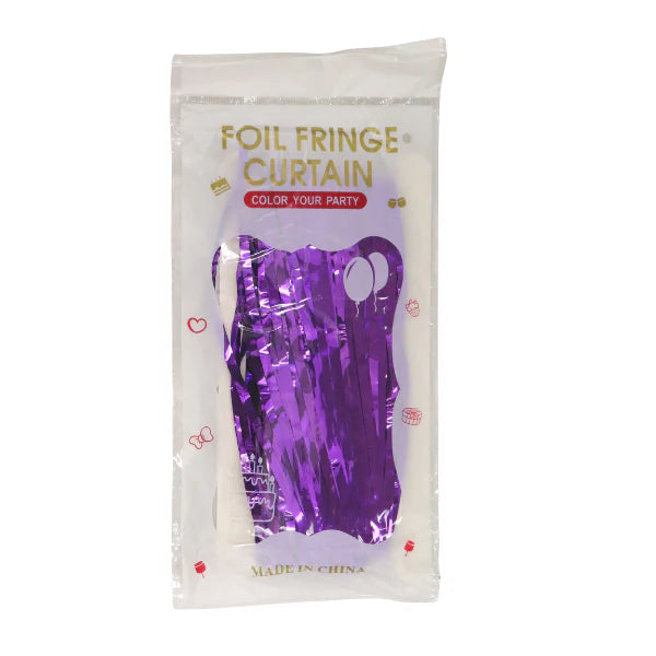 3' x 7' Foil Fringe Curtain | 1 Count