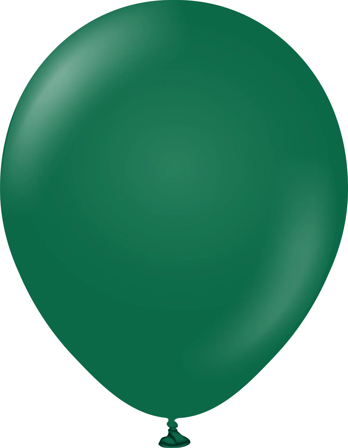 12" Kalisan Standard Dark Green Balloon 100 Ct