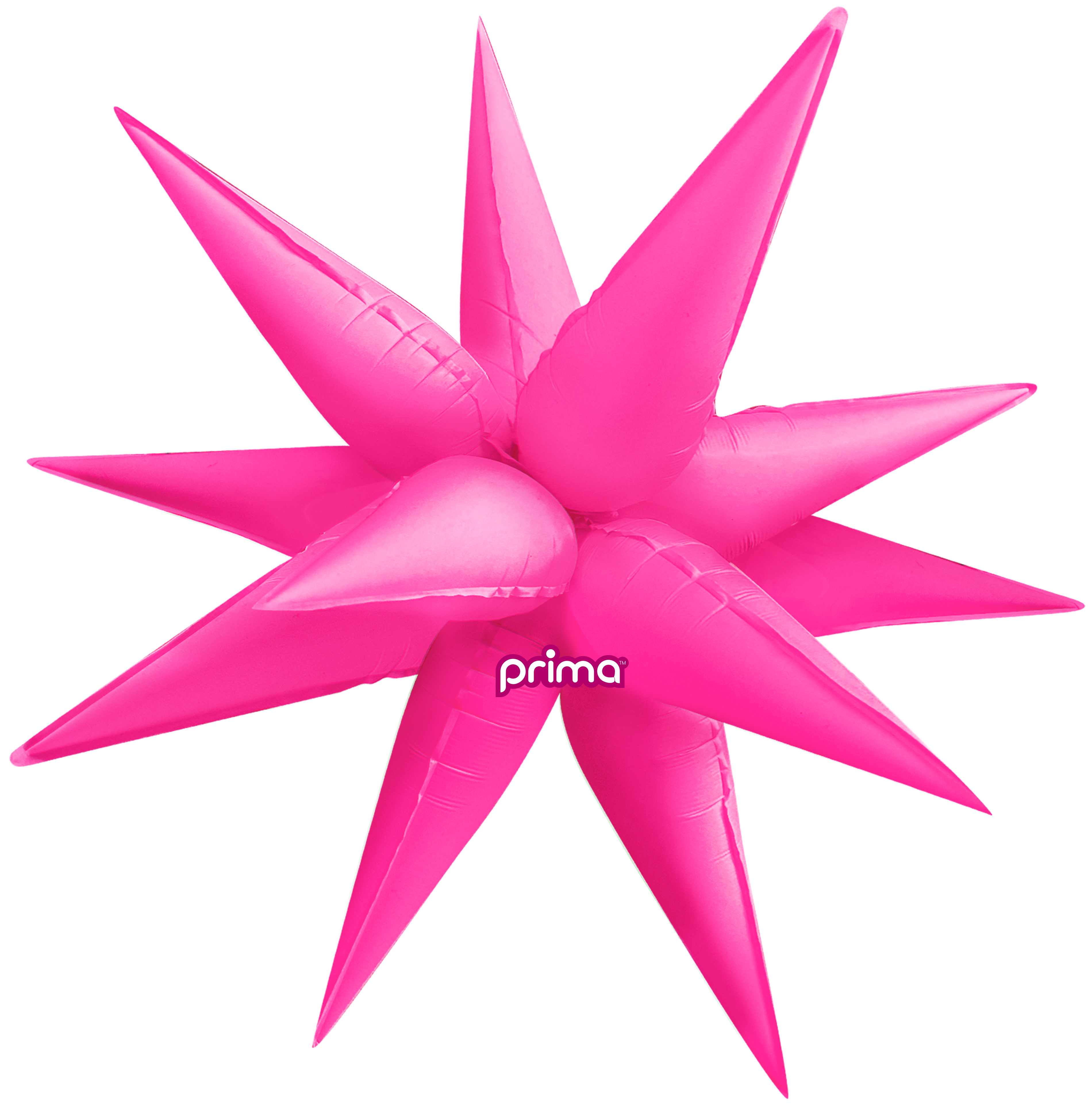 Electric Pink Starburst Balloons