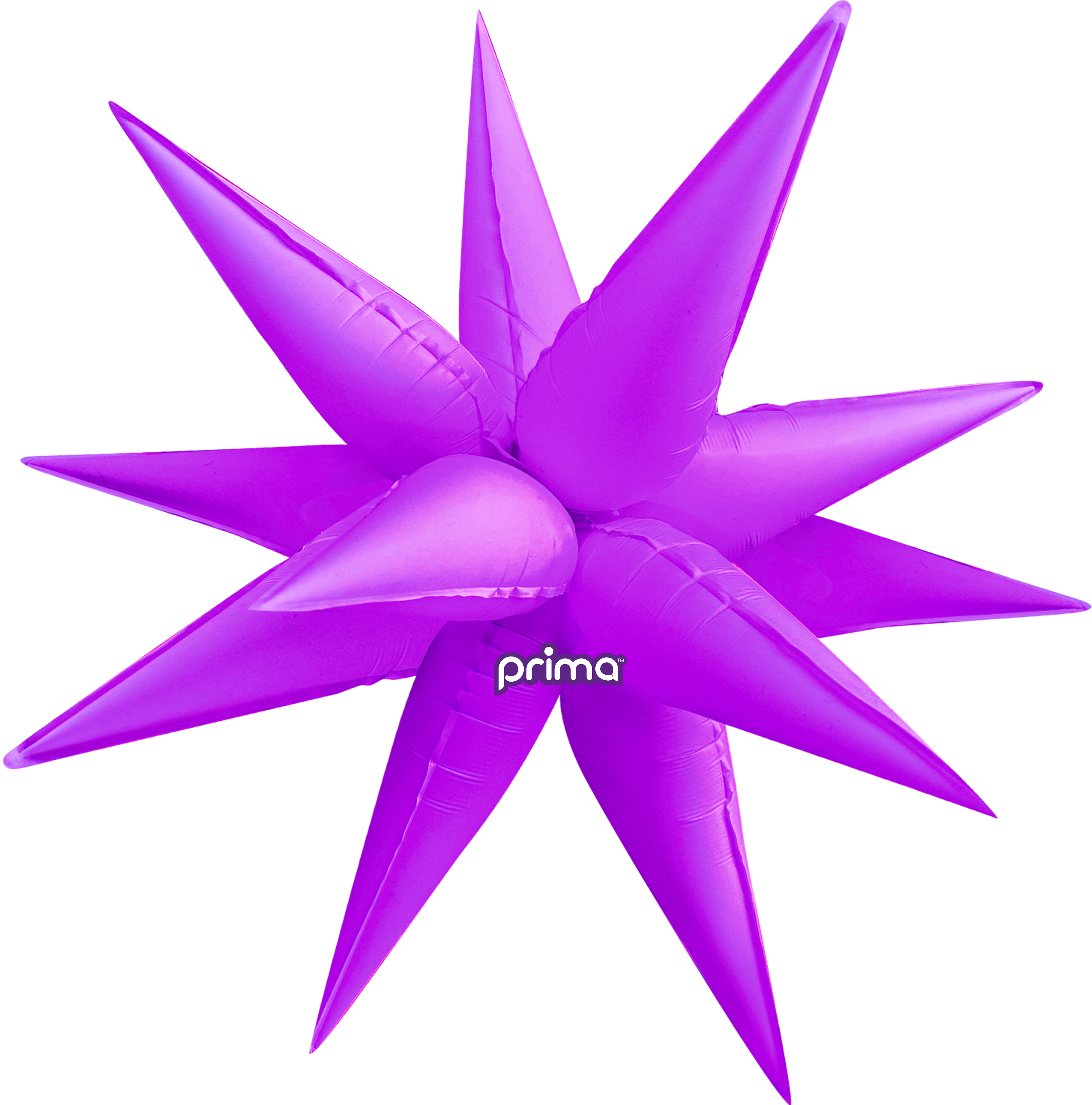 Electric Purple Starburst Balloons