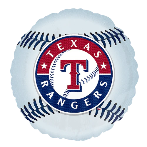 18" Anagram Texas Rangers Baseball Foil Balloon