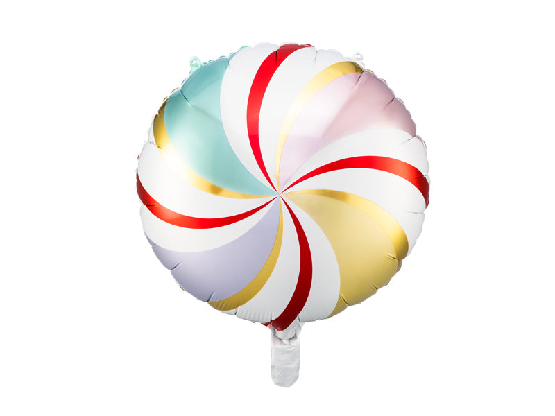 18" candy swirl candy balloon