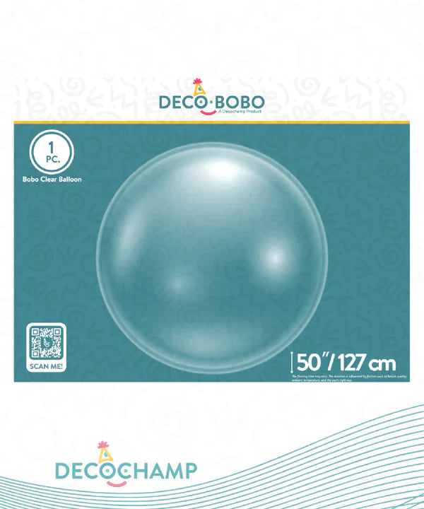Deco Bobo Clear Bubbles 50" Balloon