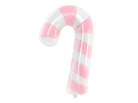 Foil balloon Candy cane, 50x82cm, pink